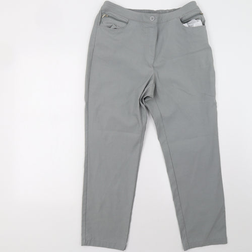 Preworn Womens Grey   Trousers  Size 18 L27 in