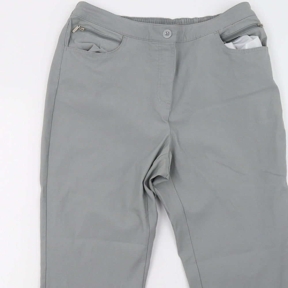 Preworn Womens Grey   Trousers  Size 18 L27 in