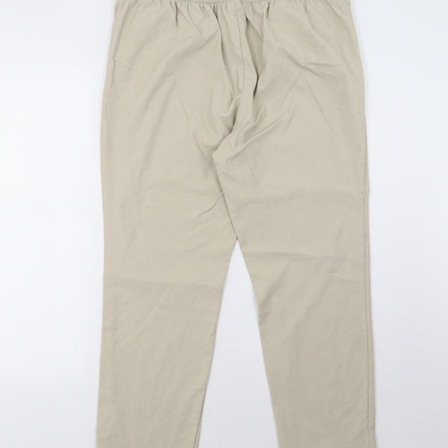 Preworn Womens Beige   Trousers  Size 18 L27 in