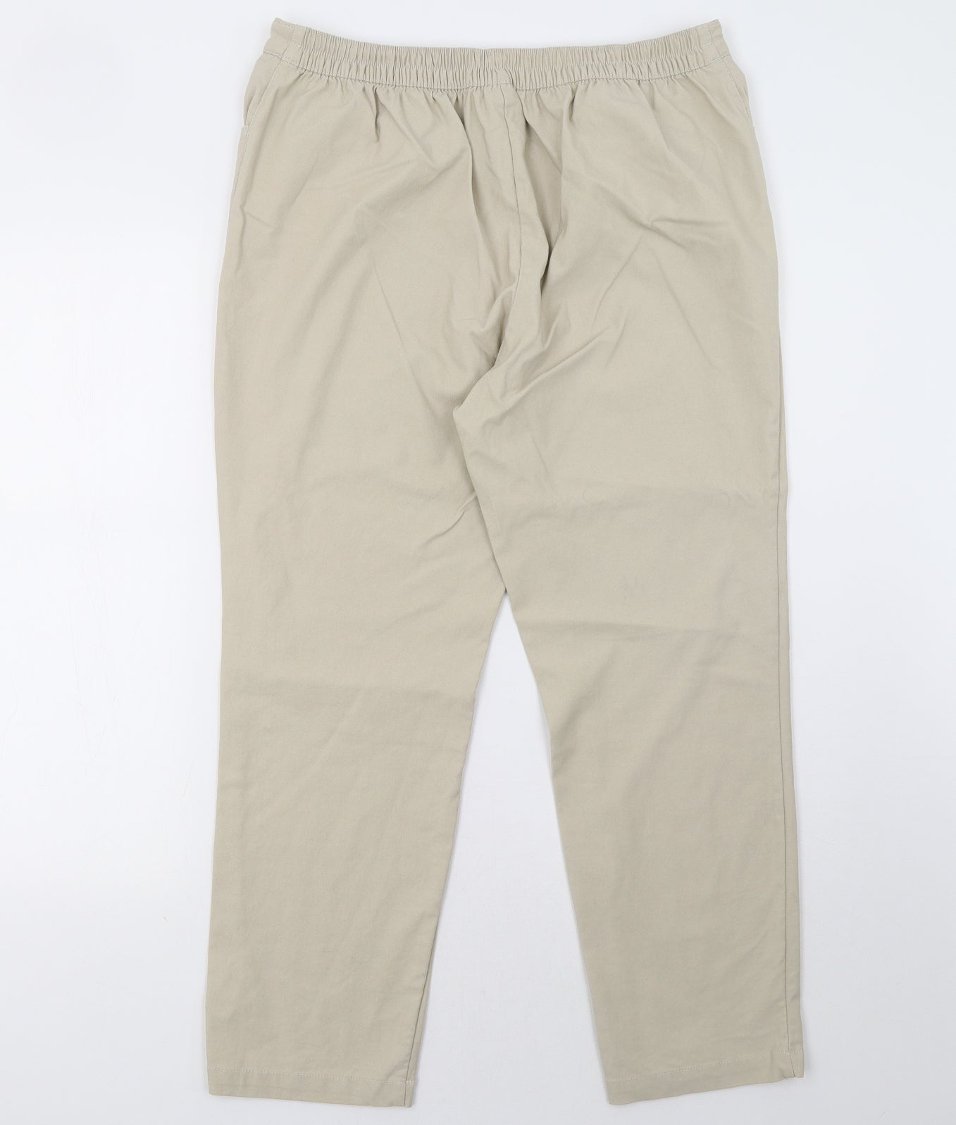 Preworn Womens Beige   Trousers  Size 18 L27 in