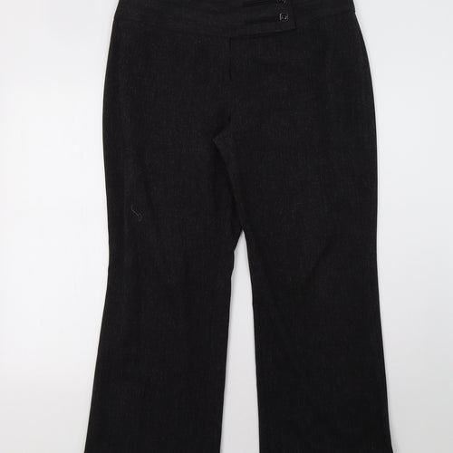 Marks and Spencer Womens Black   Trousers  Size 14 L29 in