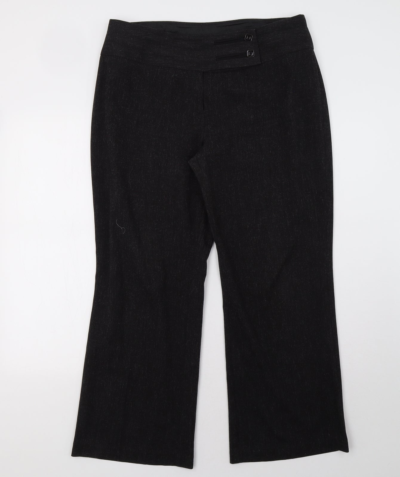 Marks and Spencer Womens Black   Trousers  Size 14 L29 in