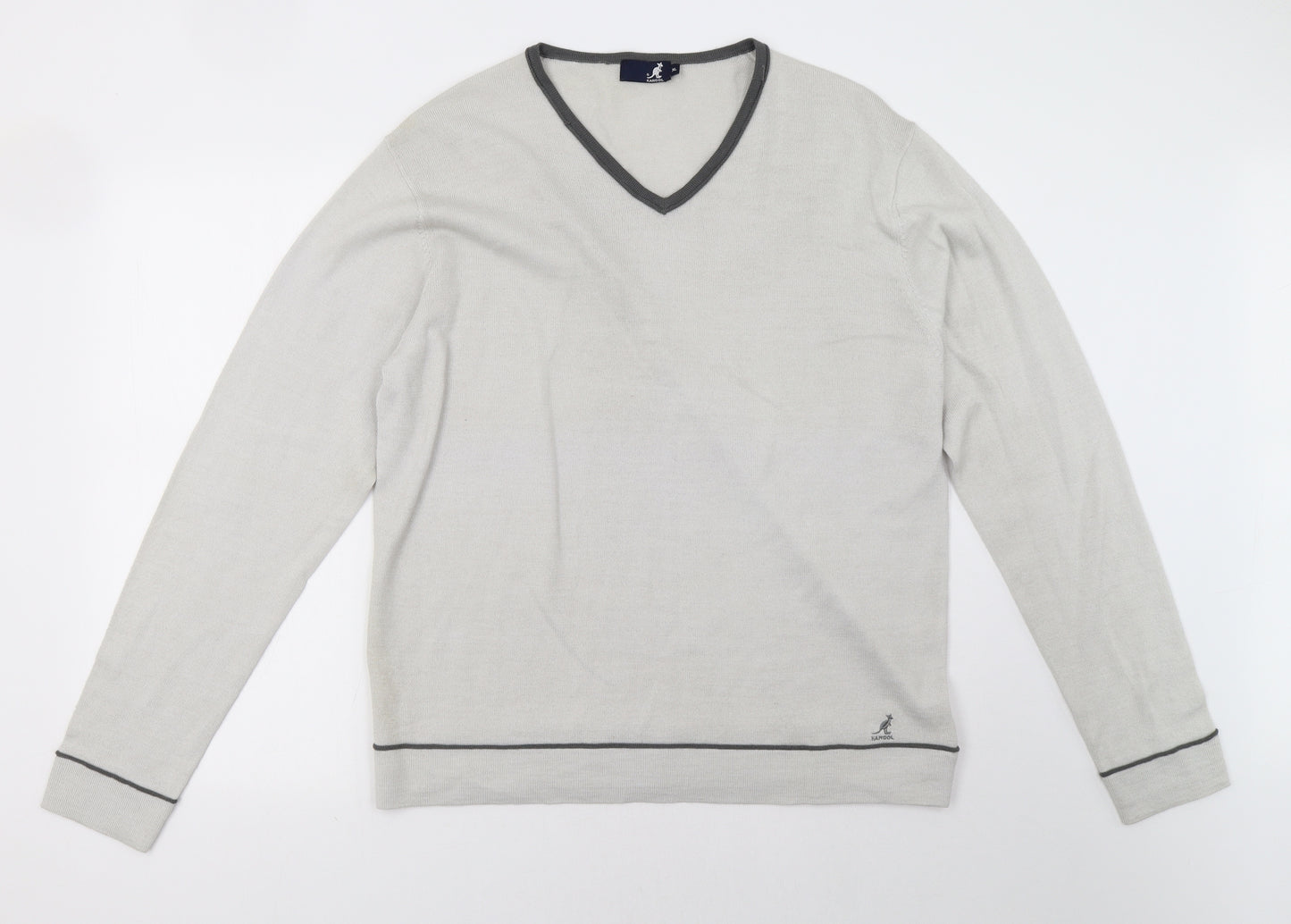 Kangol Mens Beige   Pullover Sweatshirt Size XL