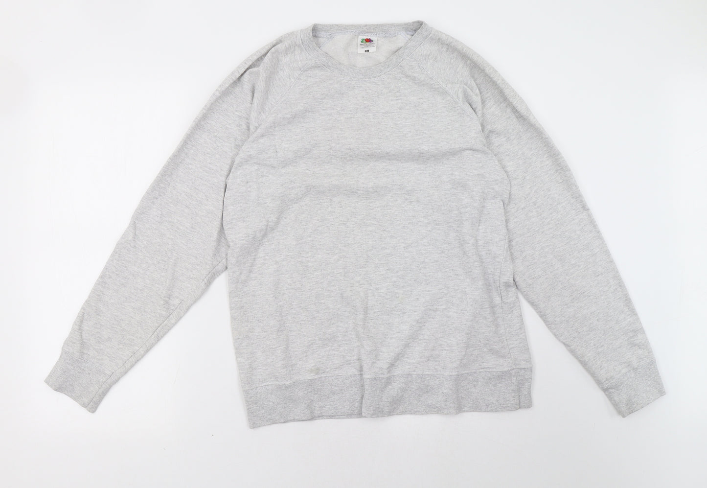 Fruit of the Loom Mens Grey   Pullover Sweatshirt Size XL