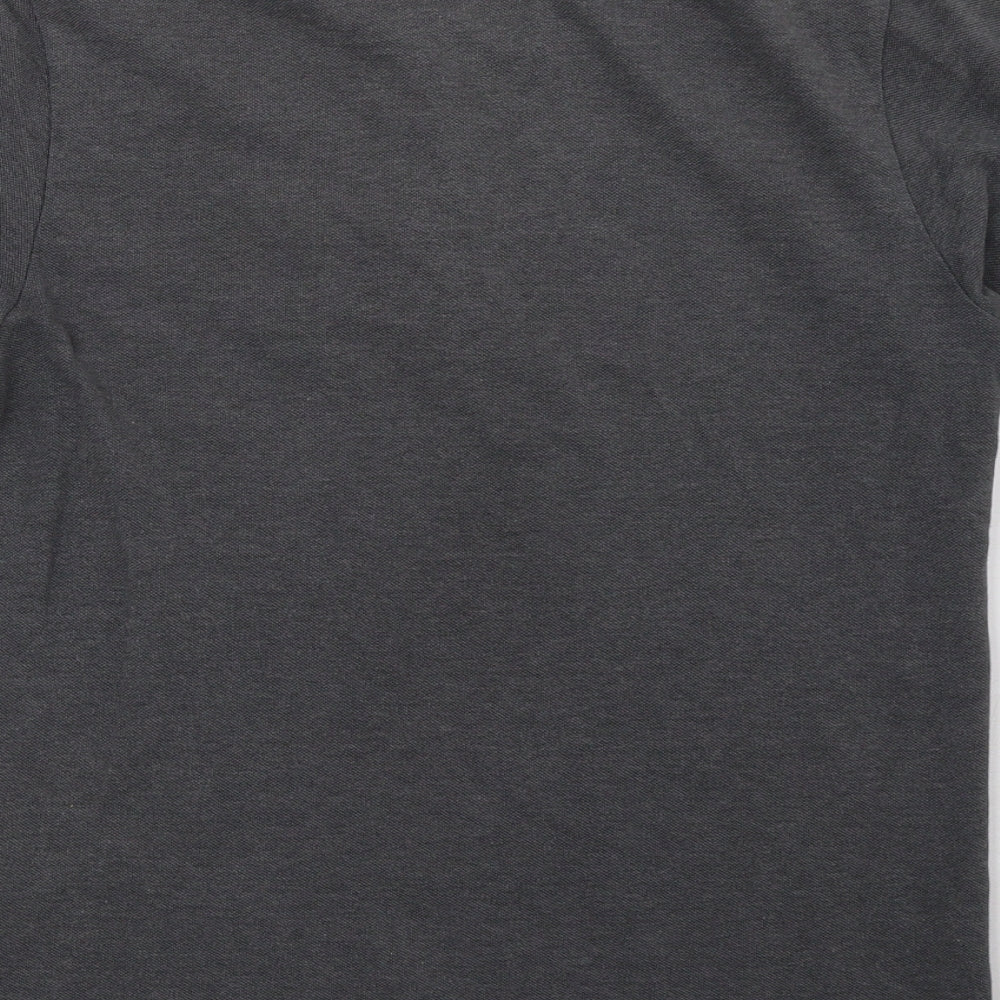 adidas Mens Grey    Polo Size S