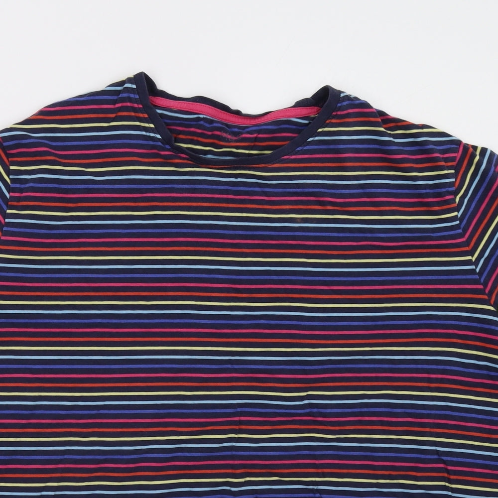 Marks and Spencer Mens Multicoloured Striped   T-Shirt Size XL