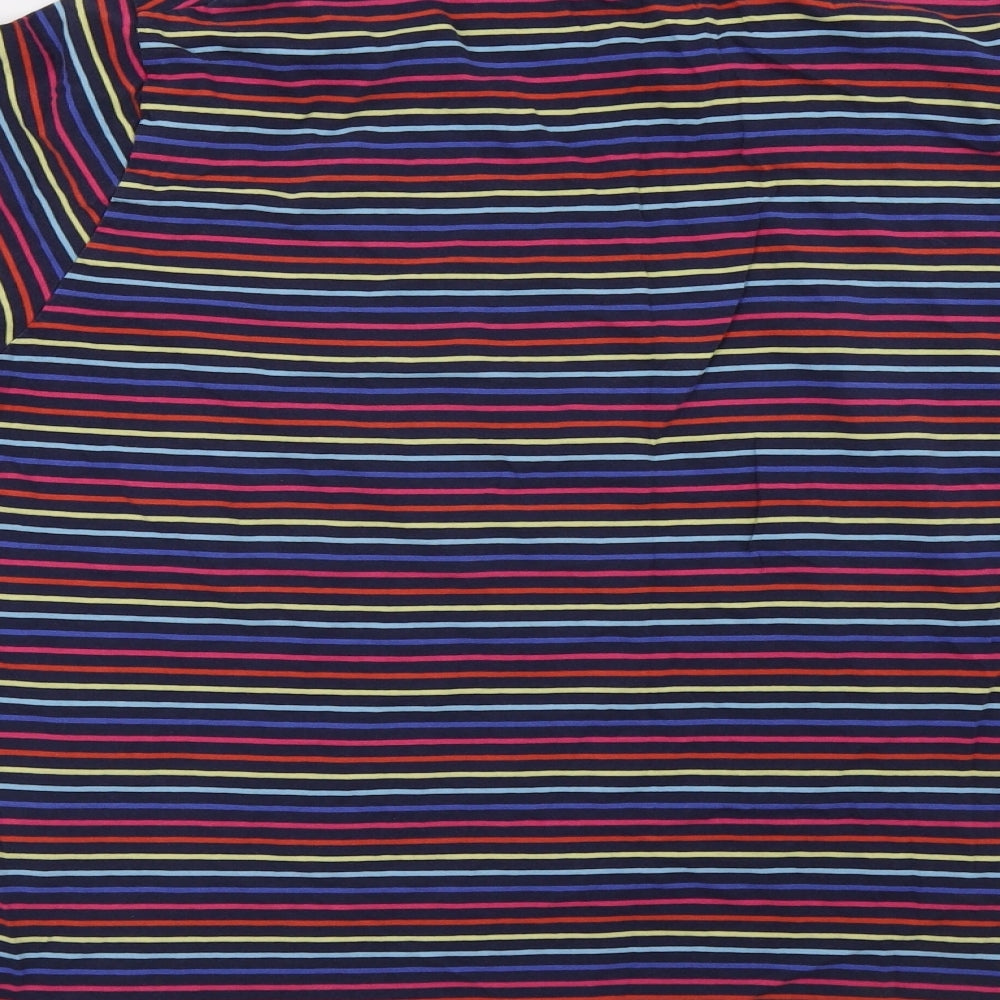 Marks and Spencer Mens Multicoloured Striped   T-Shirt Size XL
