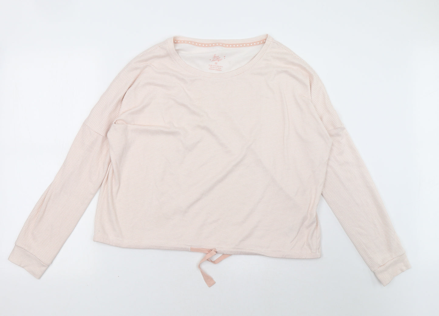 Primark Womens Pink    Pyjama Top Size 14