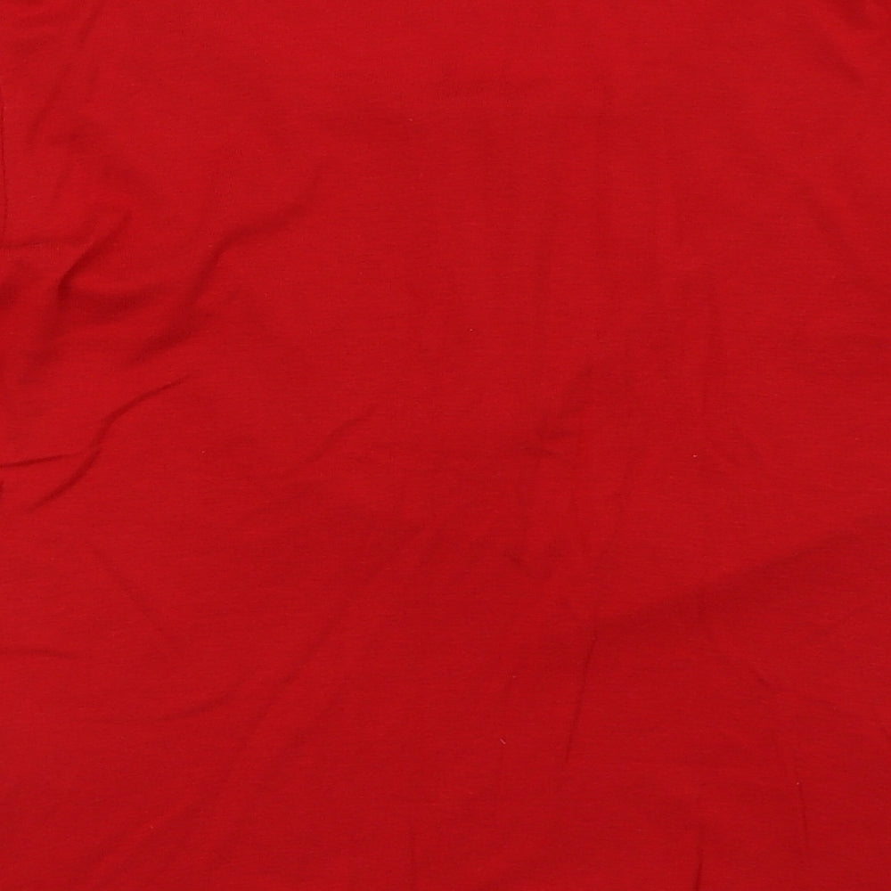 F&F Womens Red    Pyjama Top Size 14