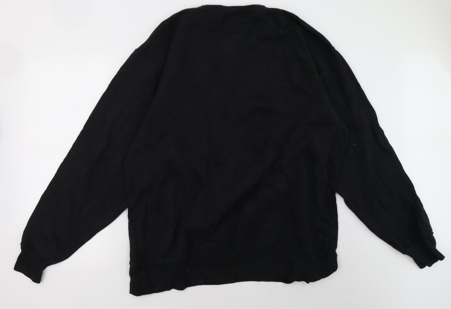 Russell Athletic Mens Black   Pullover Sweatshirt Size 2XL
