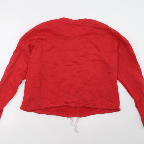 FOREVER 21 Womens Red   Pullover Sweatshirt Size S