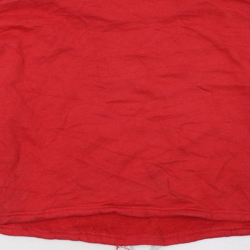 FOREVER 21 Womens Red   Pullover Sweatshirt Size S