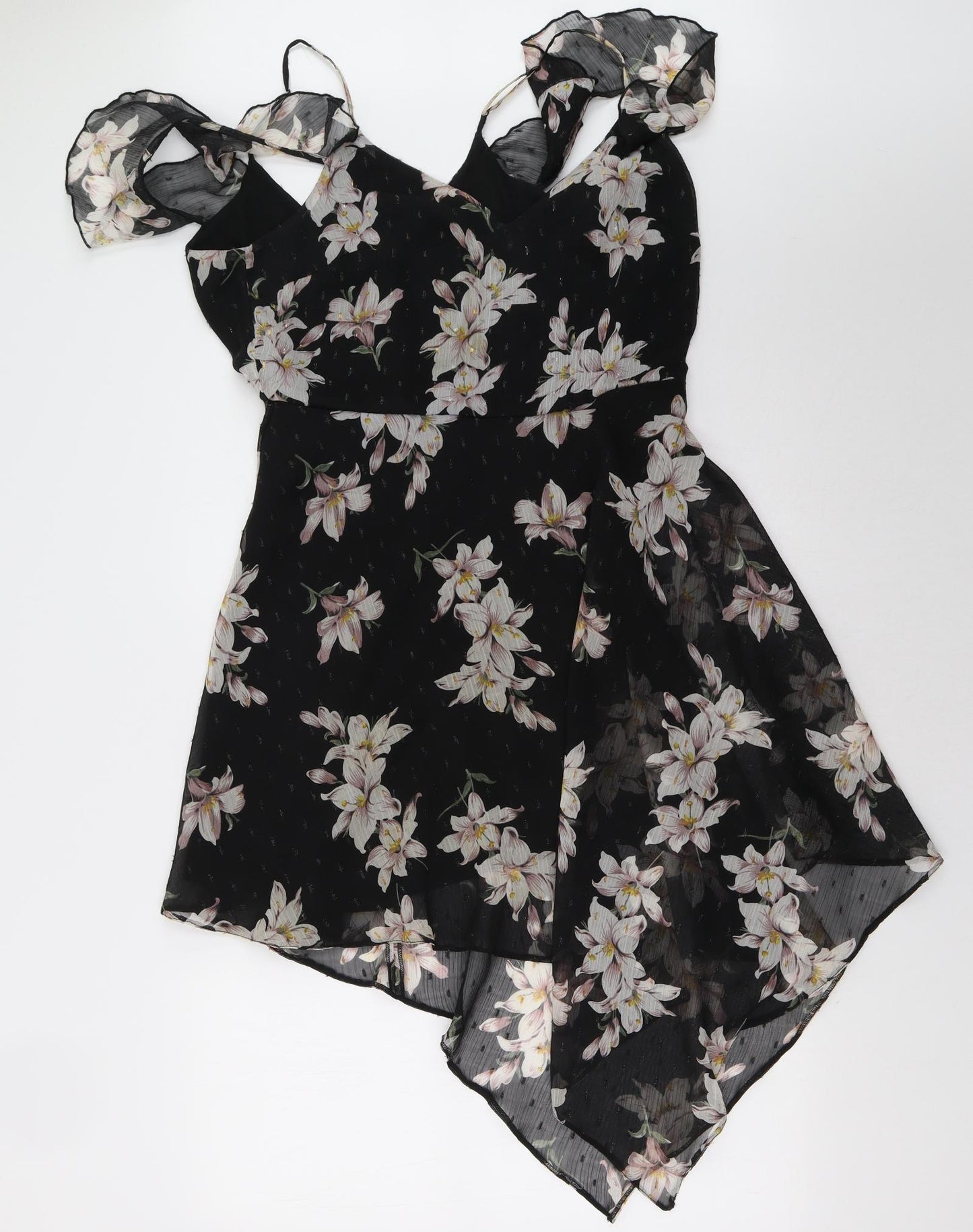 Marks and Spencer Womens Black   A-Line  Size 16