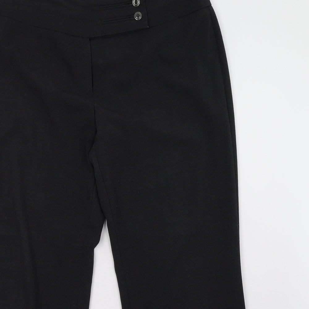Marks and Spencer Womens Grey   Trousers  Size 14 L29 in