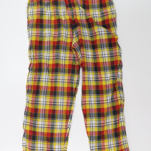 thread mills Mens Yellow Check   Pyjama Pants Size L