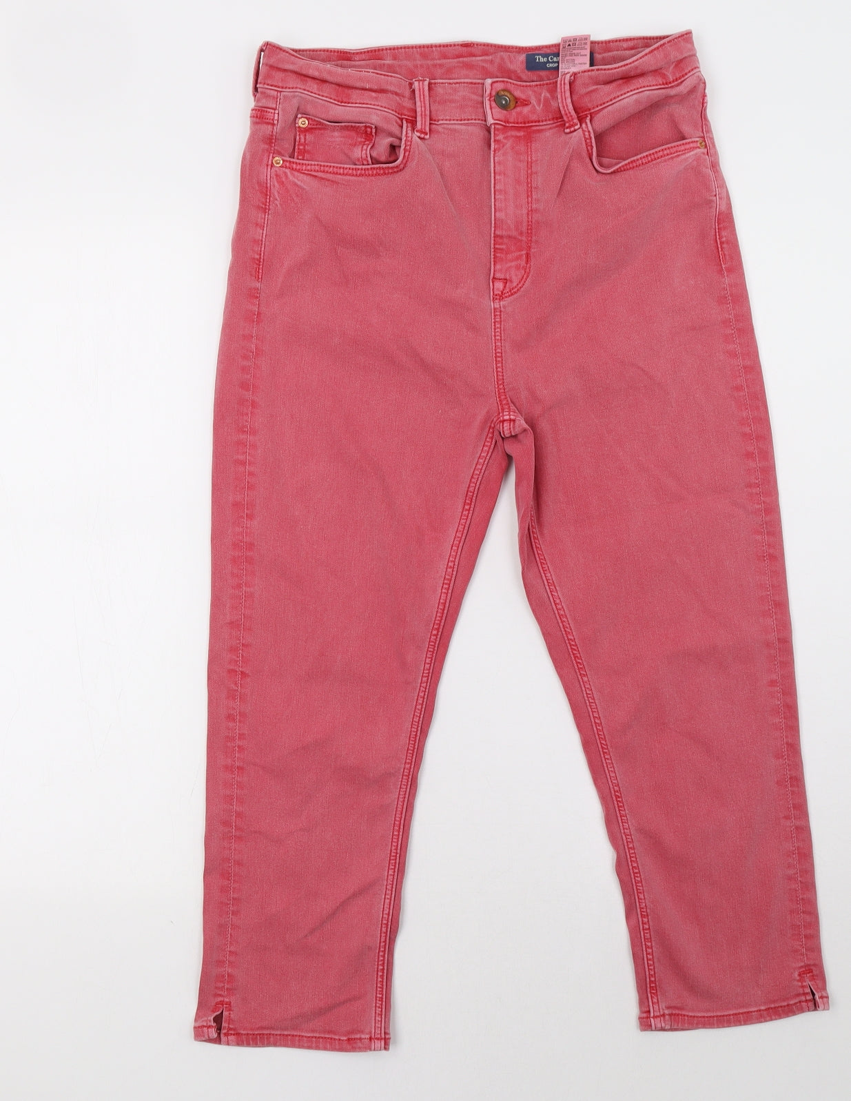 Marks and Spencer Womens Pink   Cropped Jeans Size 12 L25 in