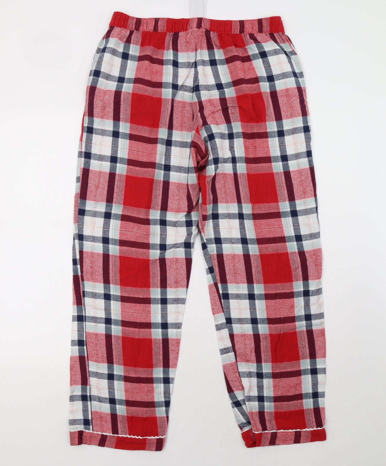 F&F Womens Red Check   Pyjama Pants Size 14