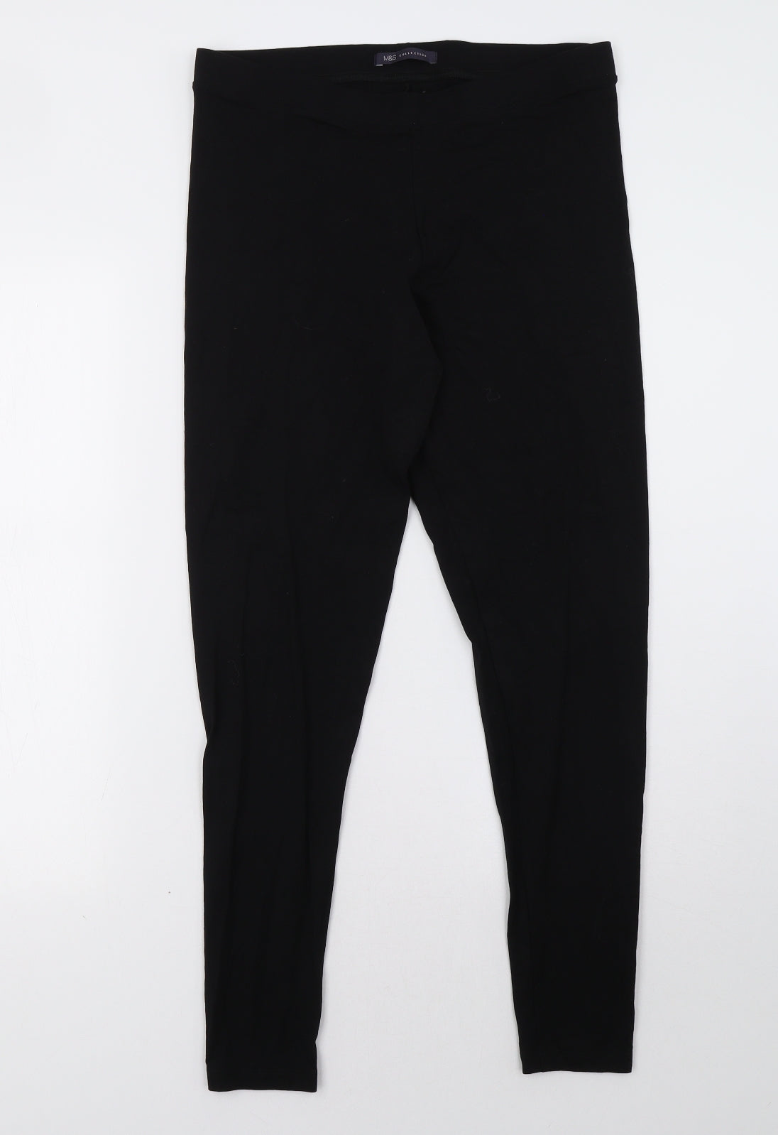 Marks and Spencer Womens Black    Leggings Size 14 L30 in