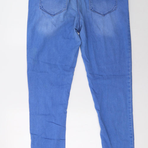 George Womens Blue  Denim Skinny Jeans Size 16 L33 in