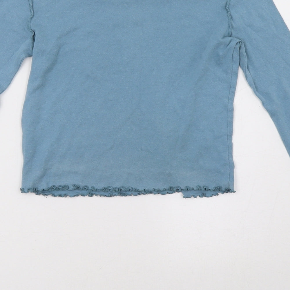 Topshop Womens Green   Pullover Sweatshirt Size 8