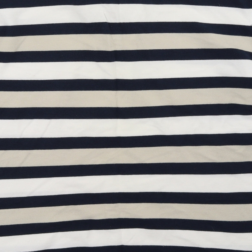 Pierre Cardin Mens Beige Striped   Polo Size S