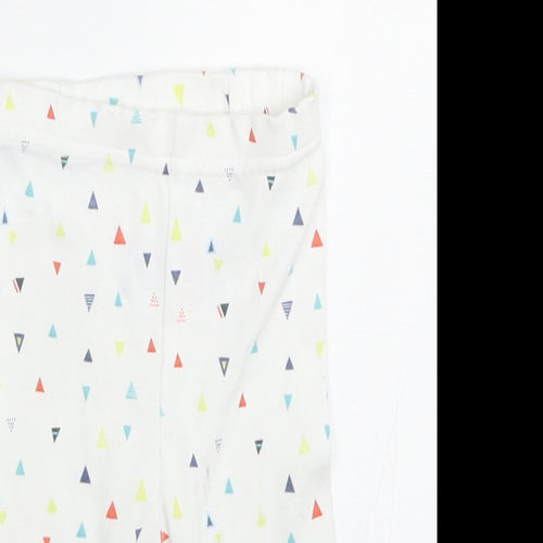 Mothercare Baby White Polka Dot  Capri Trousers Size 0-3 Months  - 0-1 Months
