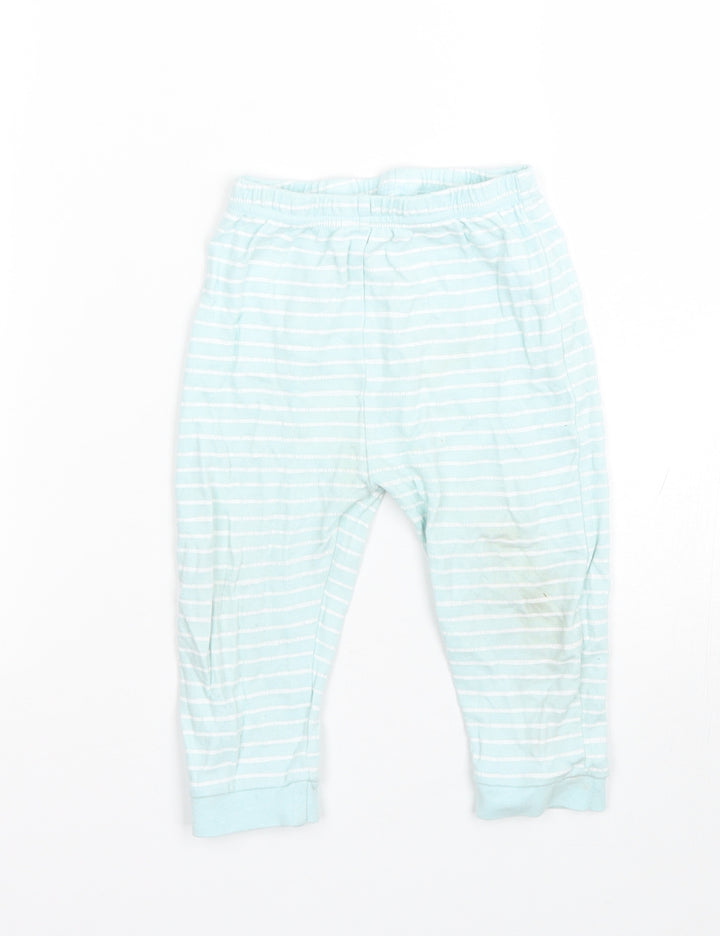 George Girls Blue Striped  Cami Pyjama Pants Size 12-18 Months