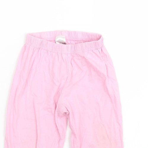 Preworn Girls Pink   Cami Pyjama Pants Size 12-18 Months