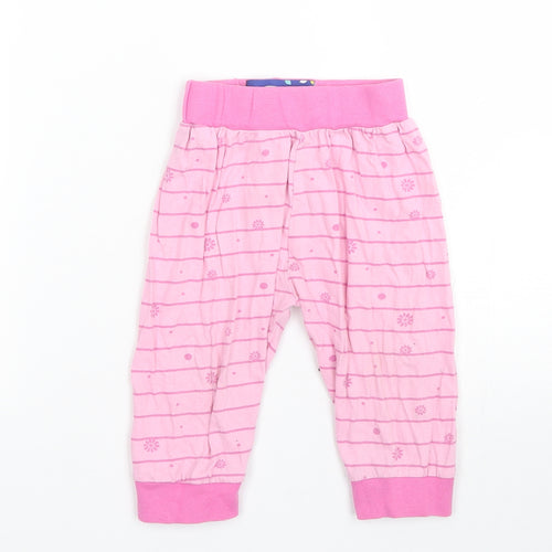 In the night garden Girls Pink Striped  Cami Pyjama Pants Size 18-24 Months