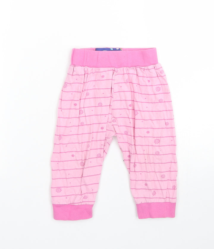In the night garden Girls Pink Striped  Cami Pyjama Pants Size 18-24 Months
