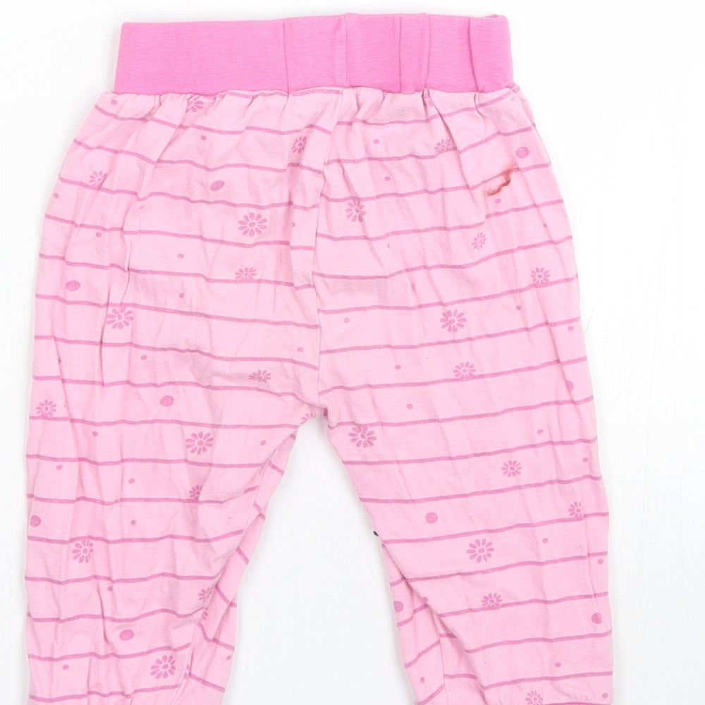 In the night garden Girls Pink Striped  Cami Pyjama Pants Size 18-24 Months