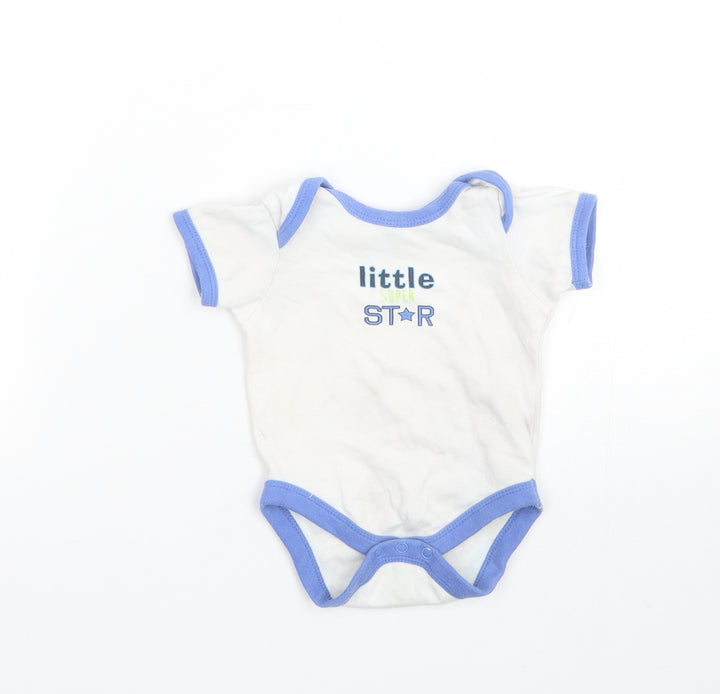 Little loud Baby White Babygrow One-Piece Size 0-3 Months