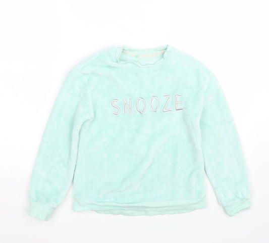 George Girls Green   Top Pyjama Top Size 9-10 Years