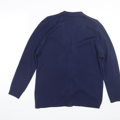 Elegant Body Womens Blue   Cardigan Jumper Size L