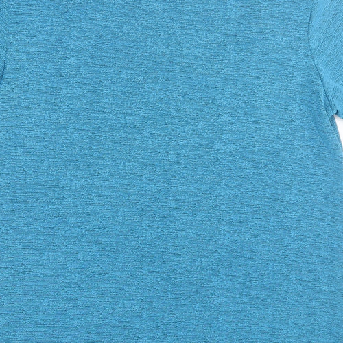 Exclusive  Womens Blue Floral  Basic T-Shirt Size L