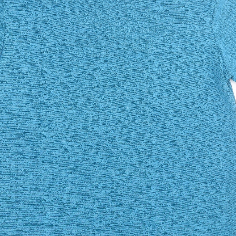 Exclusive  Womens Blue Floral  Basic T-Shirt Size L