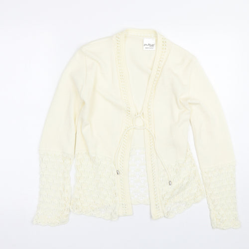 Pulse Womens Beige   Cardigan Jumper Size 10