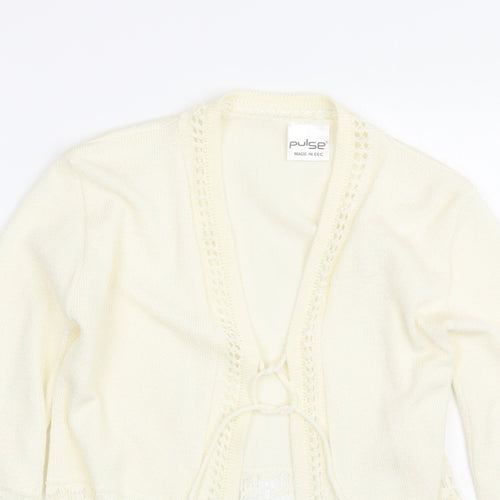 Pulse Womens Beige   Cardigan Jumper Size 10