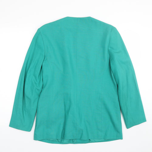 Compliments Womens Green   Jacket Suit Size 16