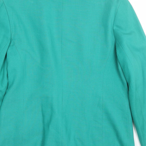 Compliments Womens Green   Jacket Suit Size 16