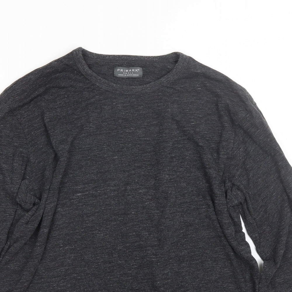 Primark Mens Black    T-Shirt Size S