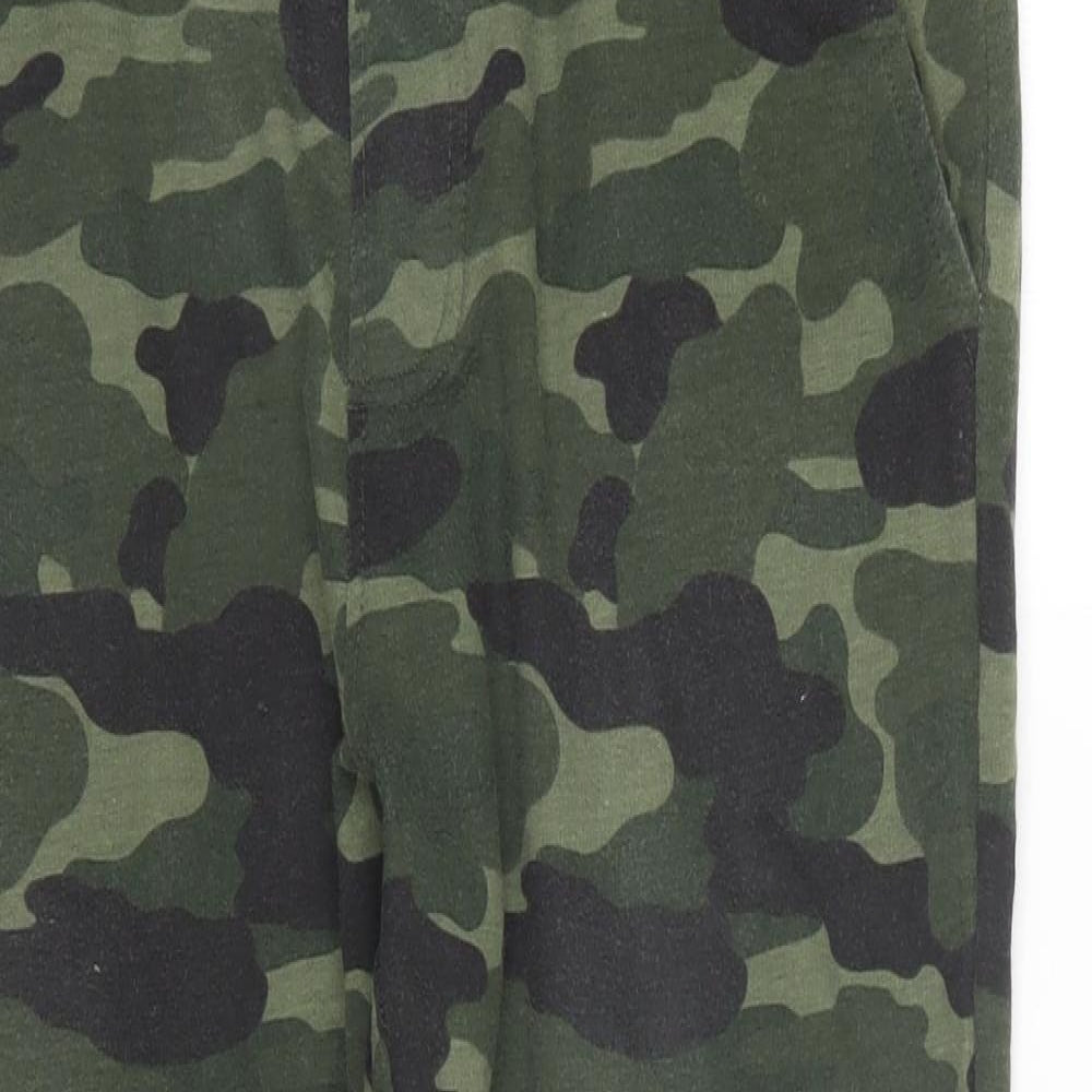 Basic collection Mens Green Camouflage  Jogger Trousers Size M L26 in