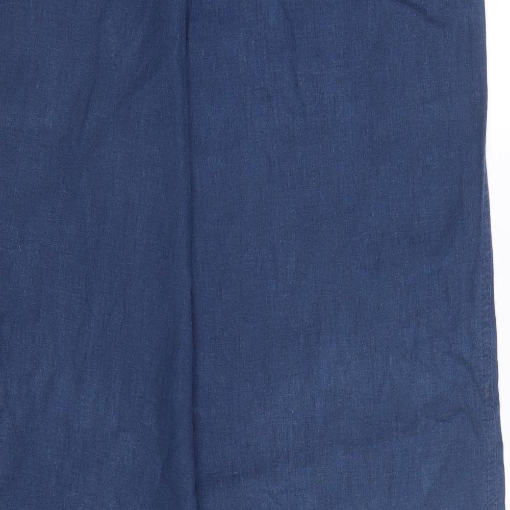 NEXT Womens Blue   Capri Trousers Size 16 L29 in