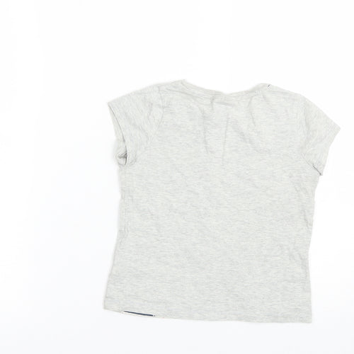 NEXT Girls Grey   Basic T-Shirt Size 4-5 Years