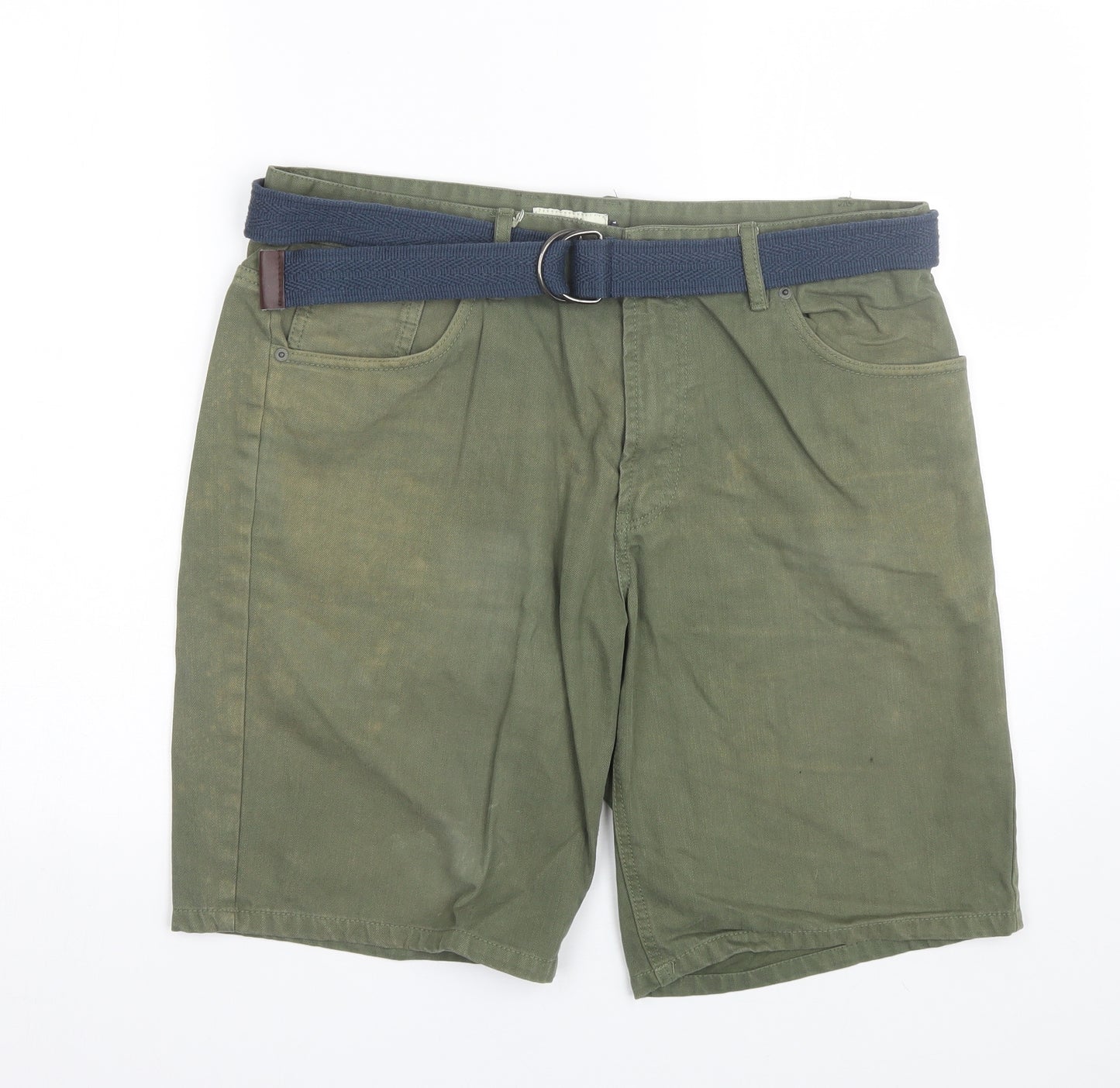 Easy Mens Green   Chino Shorts Size 34