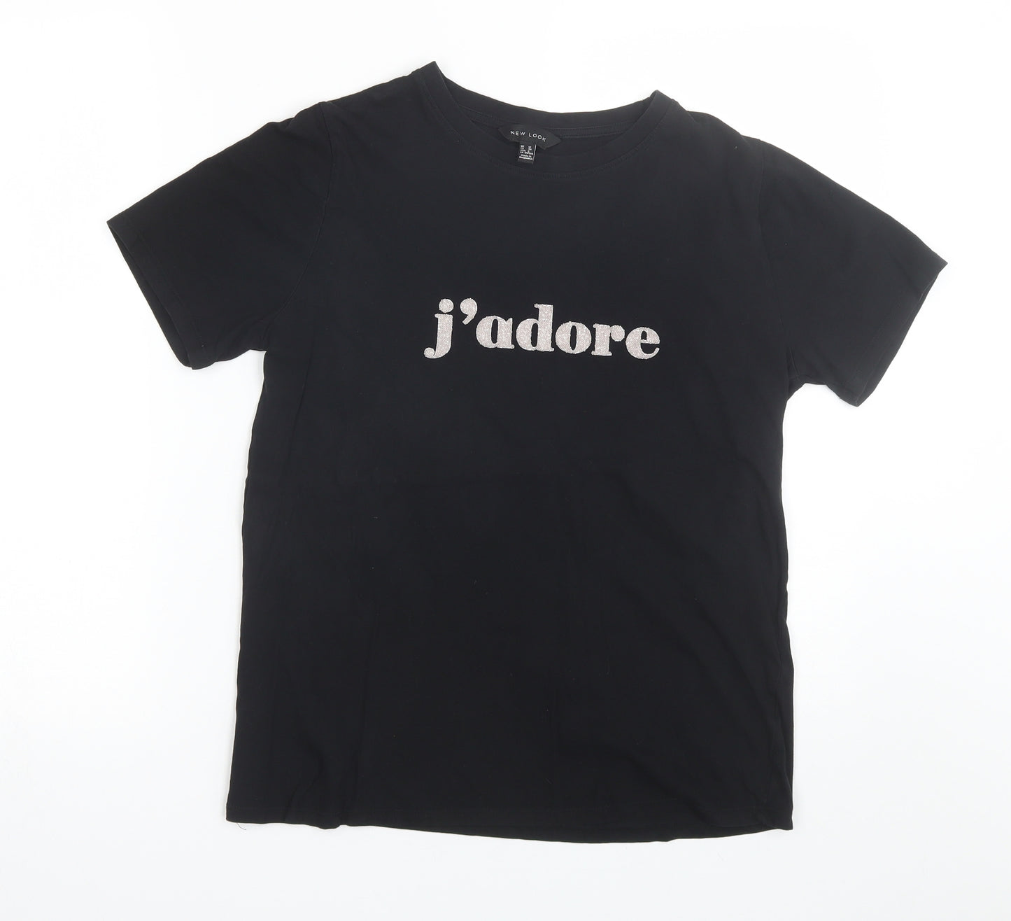 New Look Womens Black   Basic T-Shirt Size 12