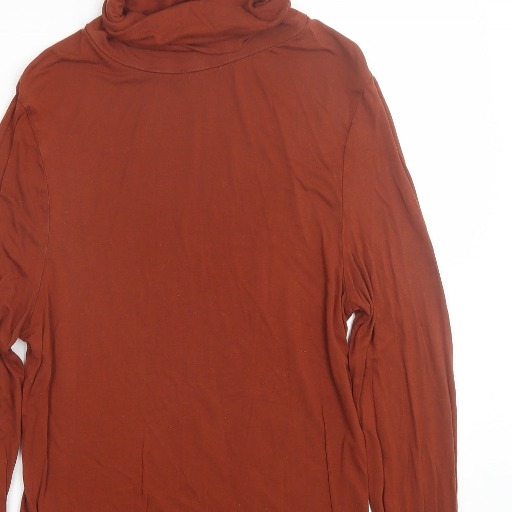 New Look Womens Brown   Basic T-Shirt Size 12