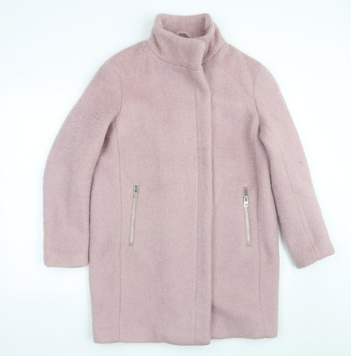 H&M Womens Pink Trench Coat Coat Size 4