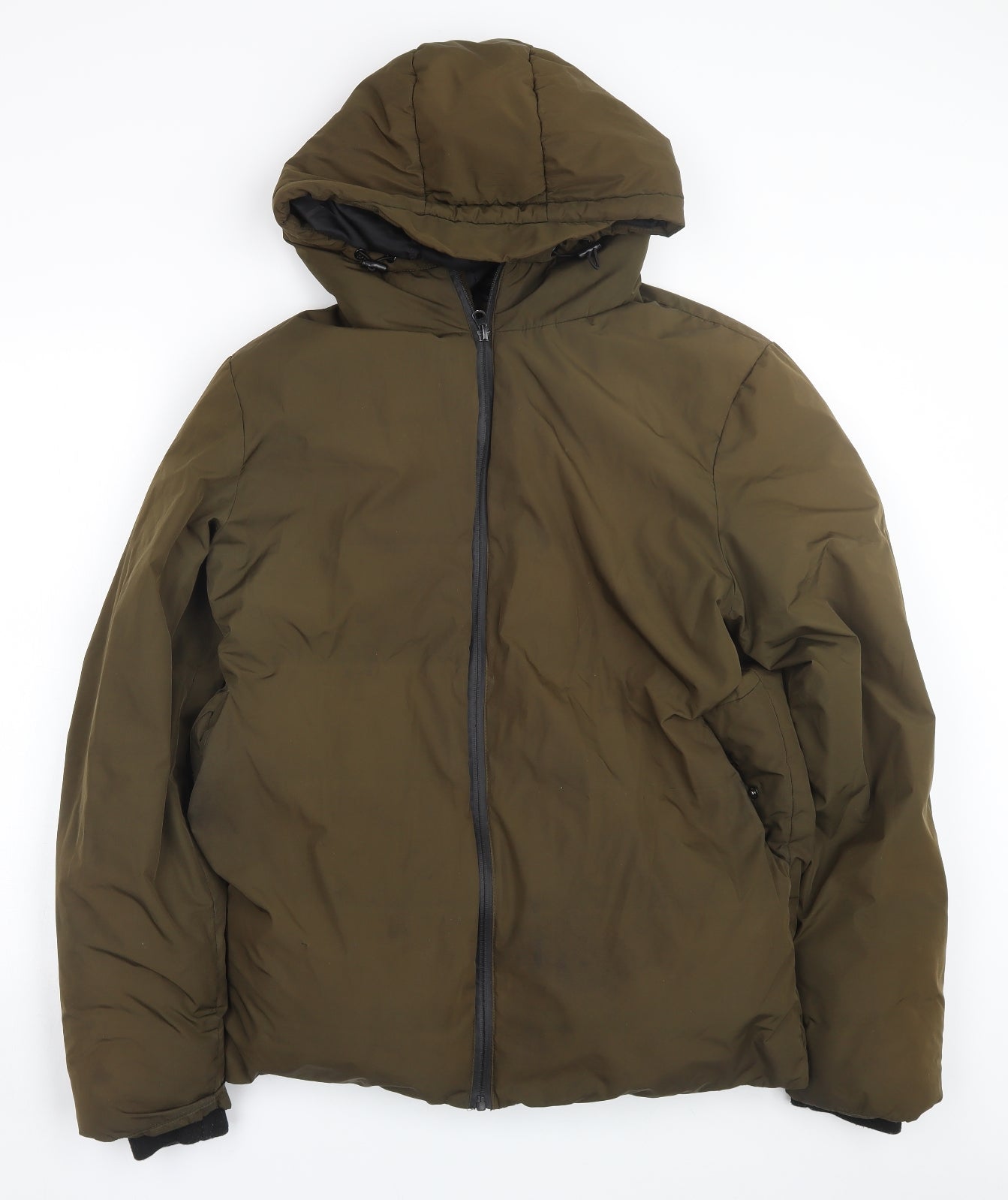 Primark Mens Green   Puffer Jacket Coat Size M