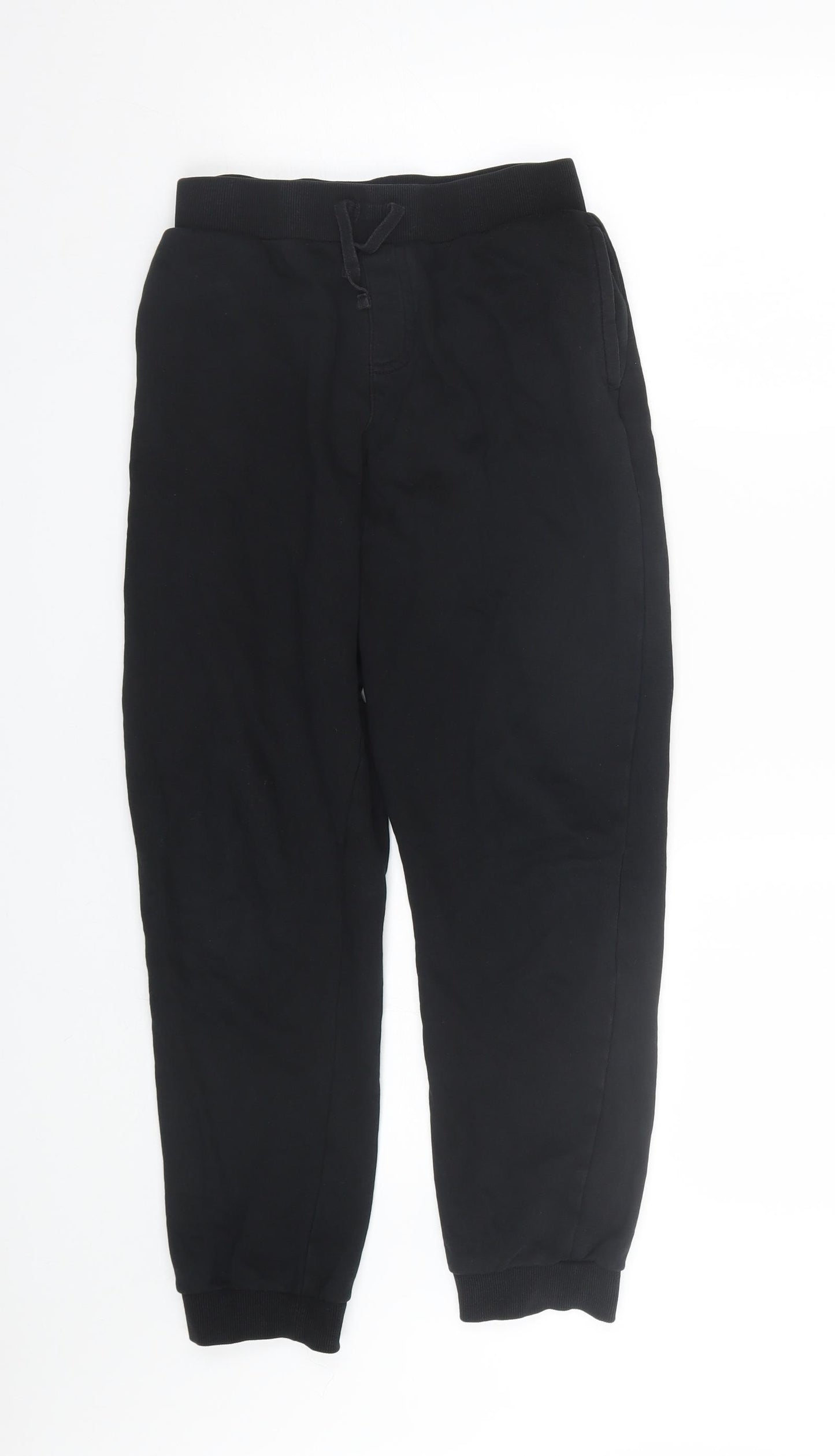 George Boys Black   Jogger Trousers Size 13-14 Years